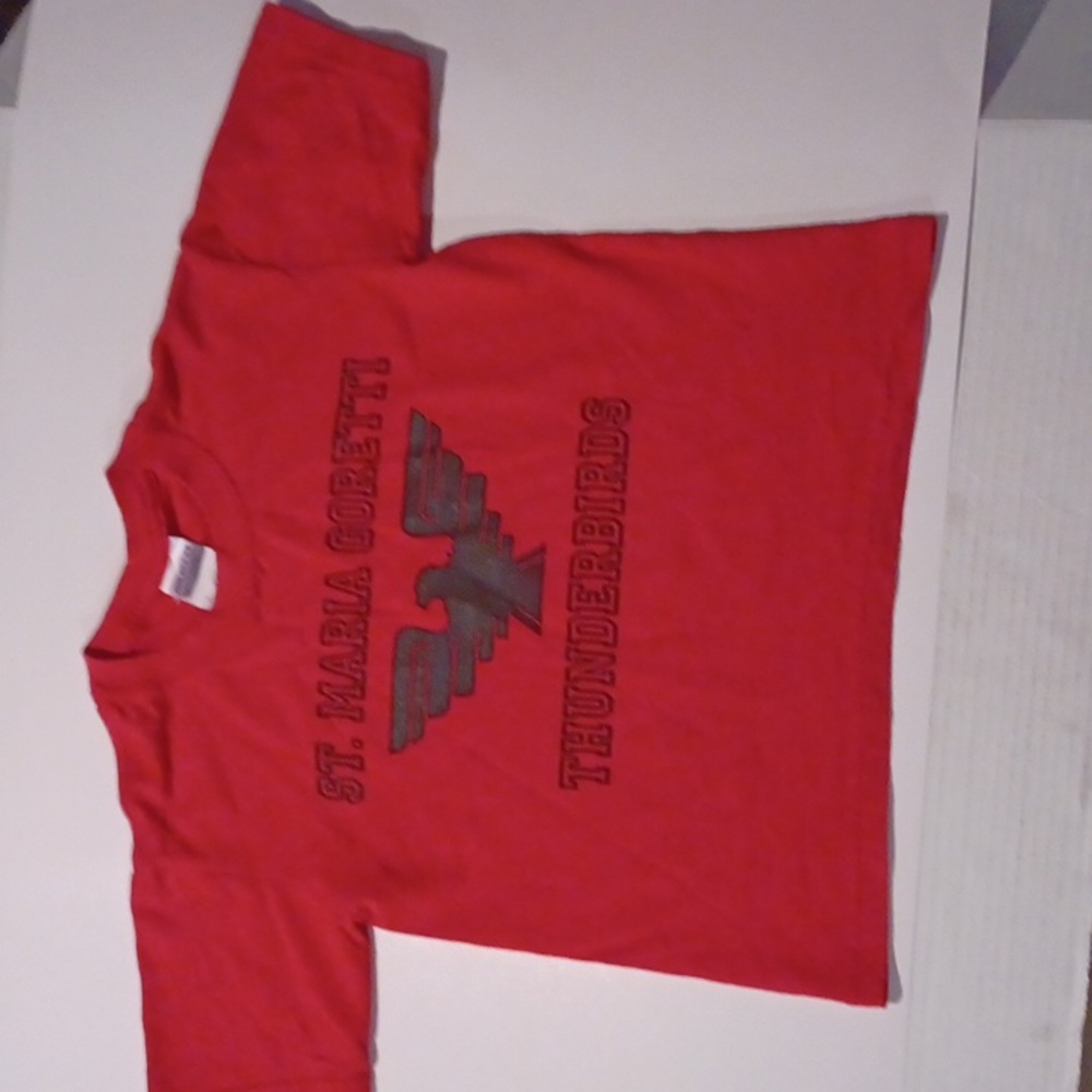 $4 Add-on Red "Thunderbirds" Tee - Size Small (Youth)